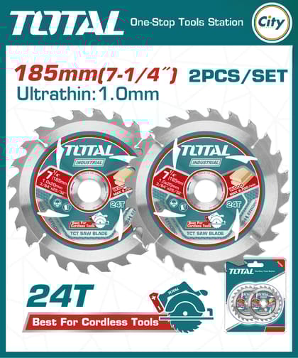 ১৮৫ মিমি আলট্রা থিন টিসিটি স ব্লেড সেট TOTAL TAC2331853