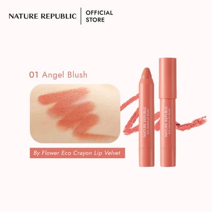Nature Republic By Flower Eco Crayon Lip Velvet 2.8g