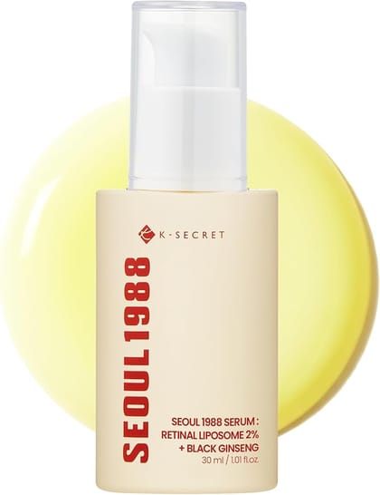 K-SECRET SEOUL 1988 Serum: Retinal Liposome 2% + Black Ginseng – 30ml
