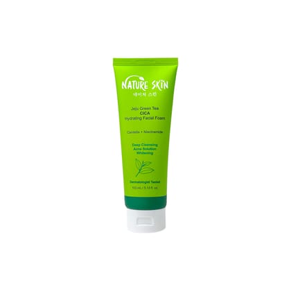 Nature Skin Jeju Green Tea CICA Hydrating Facial Foam 152 ml