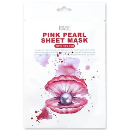 TENZERO Pink Pearl Sheet Mask – 25ml