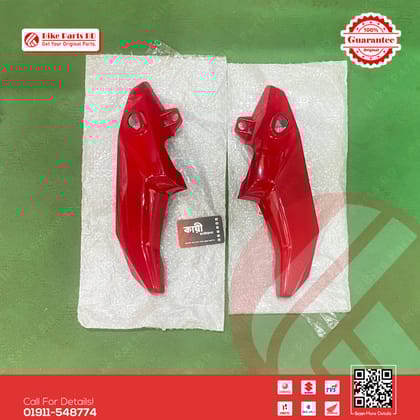 Air Guide Kan (Red) for Yamaha Fazer V1 bike.