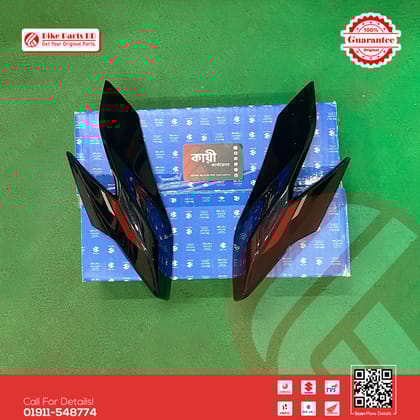 Headlight Kan (Black) for Bajaj N160 bike.