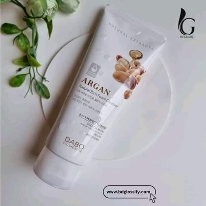 DABO Argan Natural Rich Foam Cleanser (180ml)