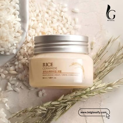 The Face Shop - Rice Ceramide Moisturizing Cream - 50ml
