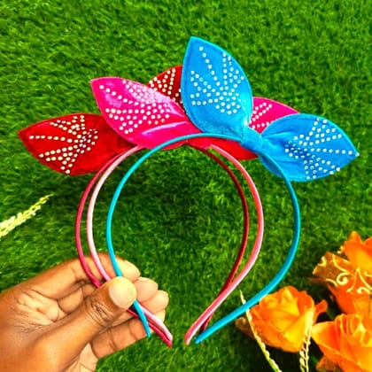 Bunny Ear style baby girl hairband Head Band 3Pcs