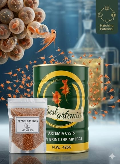 Baoxin Brine Shrimp Eggs - 20gm.