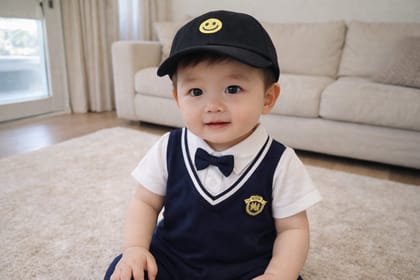 Baby Summer Cotton Bow Tie Romper Dress (0 to 18 months)