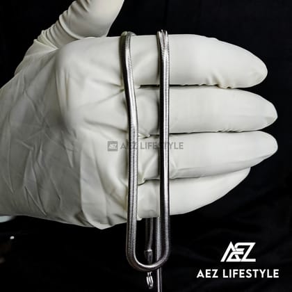 4mm Snake Neck Chain (Silver Edition)