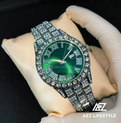 Full Iced Hip Hop Watch