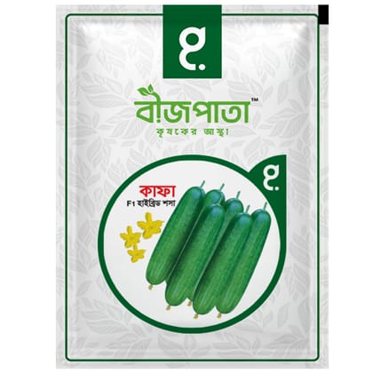 কাফা এফ১ হাইব্রিড শসা বীজ। Kafa F1 Hybrid Cucumber Seeds