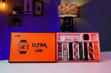 Y80 Ultra Smartwatch With 8 Strap (Free Home Delivery)