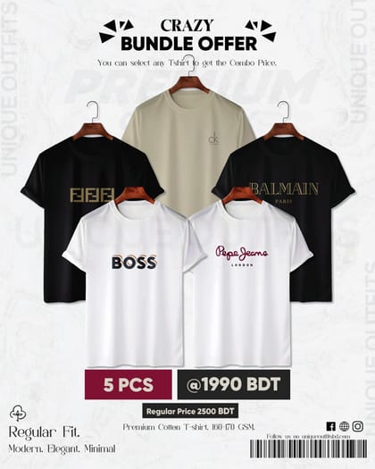 BR56 Luxury Brand Combo T-shirt