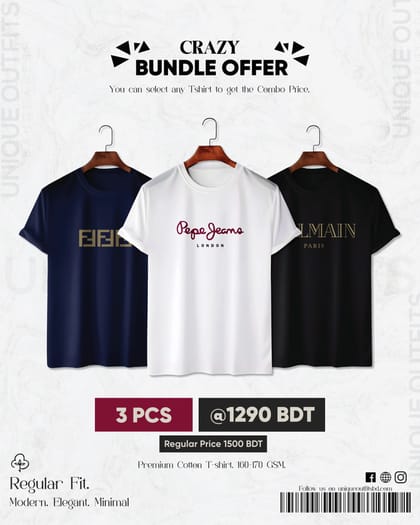 BR31 Luxury Brand Combo T-shirt