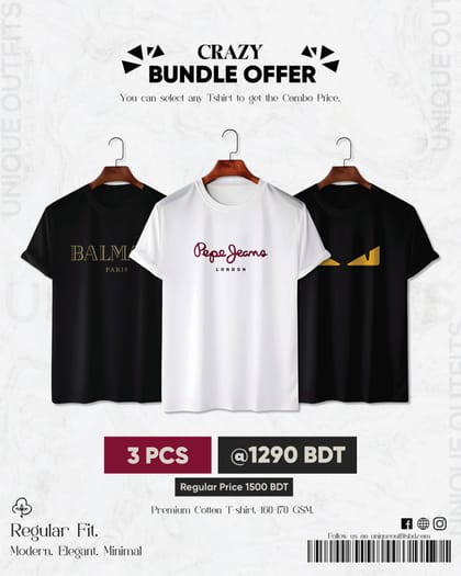 BR32 Luxury Brand Combo T-shirt