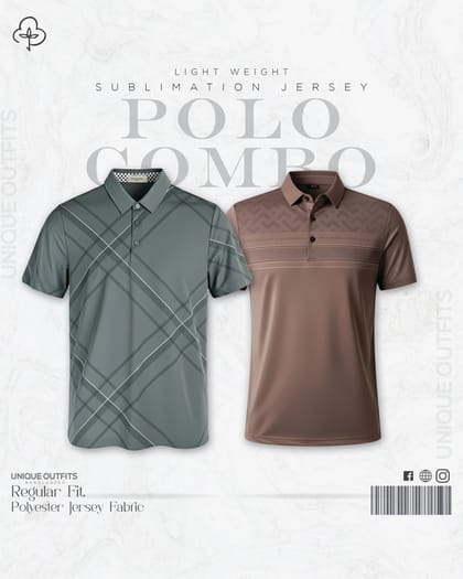 PL22 China P.P Sublimation Premium Polo T-Shirt