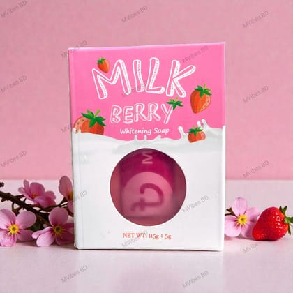 MVibes Milk Berry Soap