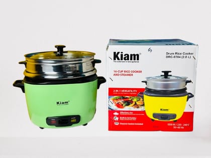 Stainless Steel + Non-Stick Double Pot Rice Cooker( 2.8 liter)