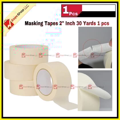 Masking Tapes 2" Inch 30 Yards 1 pcs