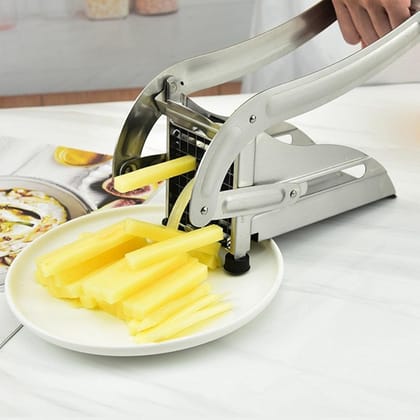 Stainless Steel Manual French Fry Cutter – Potato & Vegetable Slicer