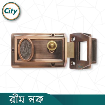 অটো লক রিম লক ডেডবোল্ট সিকিউরিটি লক কাঠের দরজার জন্য নাইট লক অ্যান্টিক রঙের দরজার লক