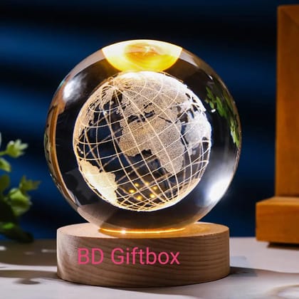 3D Crystal Ball – Globe