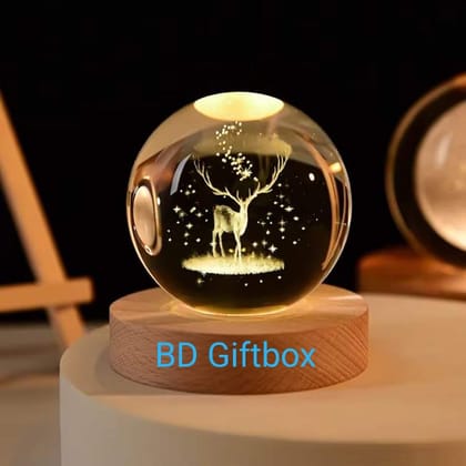 3D Crystal Ball – Deer