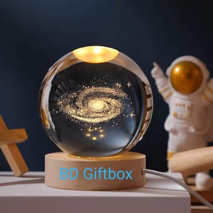 3D Crystal Ball – Galaxy