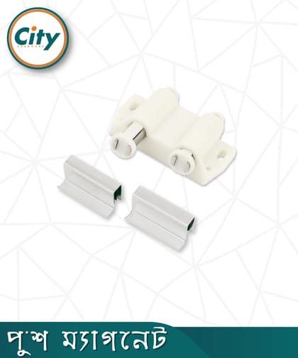 ১ পিস ডাবল পুশ ম্যাগনেট পিন কবজা সেট ফার্নিচার ক্যাবিনেট গ্লাস দরজার জন্য