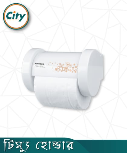 টিস্যু হোল্ডার সাদা রঙের দেয়ালের মাউন্ট টয়লেট টিস্যু পেপার হোল্ডার