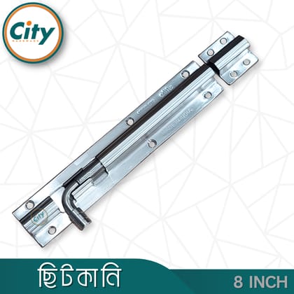 ৮ ইঞ্চি ছিটকানি জয়েন্টলেস স্টেইনলেস স্টিলের রাউন্ড বিট শেপ হেভি ছিটকানি