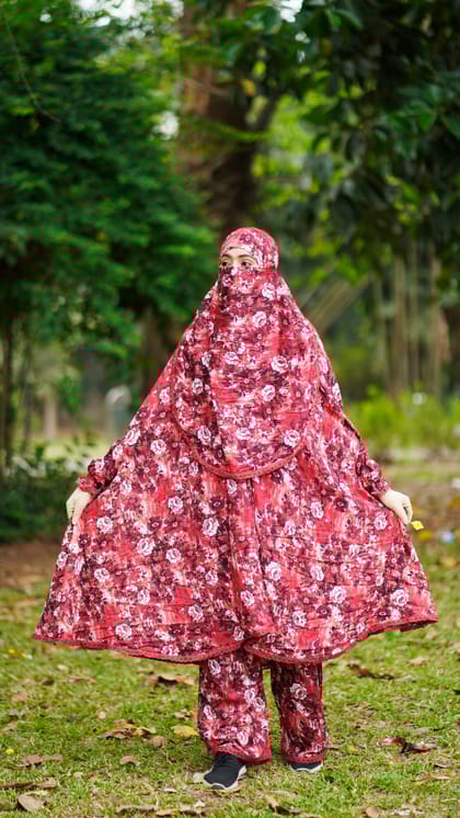 কটন লিনেন খিমার প্লাজু ফুল সেট