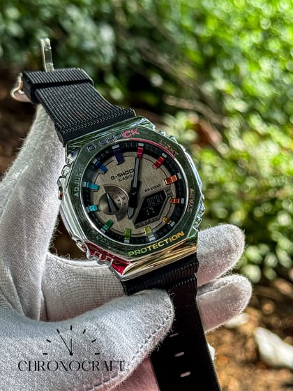 Casio G-Shock Metal Rainbow number hands Semi AAA