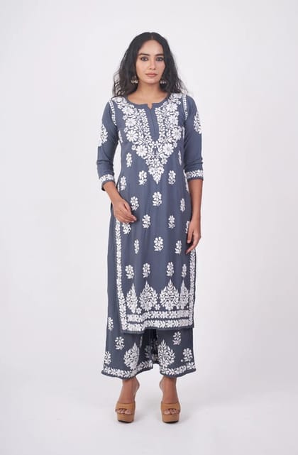 Lucknow two piece Kurti set