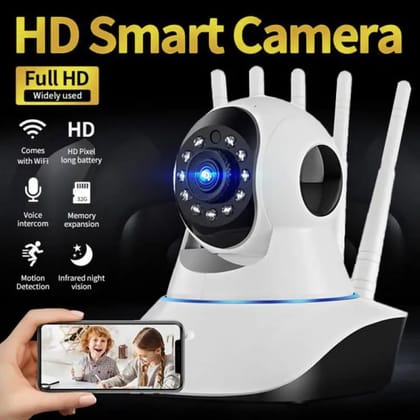V380 Pro Five Antenna 1080P 2MP WiFi Camera IP PTZ Wireless Two Way Audio Night Vision Smart Motion Detection Alarm Surveillance Camera