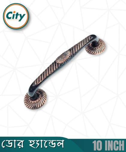 ১০ ইঞ্চি নতুন স্টাইলের অ্যান্টিক ডিজাইনের ডোর হ্যান্ডেল প্রধান দরজার পুল হ্যান্ডেল হেভি