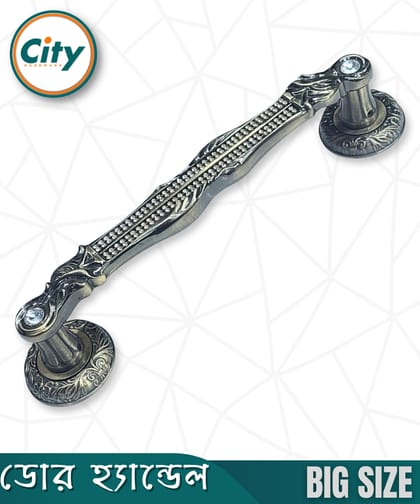 বড় আকারের ডোর হ্যান্ডেল ইউরোপীয় রেট্রো ডোর হ্যান্ডেল এন্টিক ভিনটেজ ডোর পুলস বিলাসবহুল কাঠের দরজার জন্য