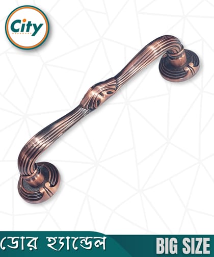 বড় আকারের ডোর হ্যান্ডেল ইউরোপীয় রেট্রো ডোর হ্যান্ডেল এন্টিক ভিনটেজ ডোর পুলস বিলাসবহুল কাঠের দরজার জন্য