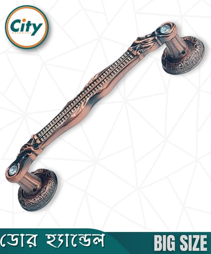 বড় আকারের ডোর হ্যান্ডেল ইউরোপীয় রেট্রো ডোর হ্যান্ডেল এন্টিক ভিনটেজ ডোর পুলস বিলাসবহুল কাঠের দরজার জন্য