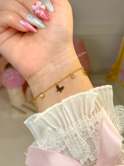 Charm bracelet - butterfly