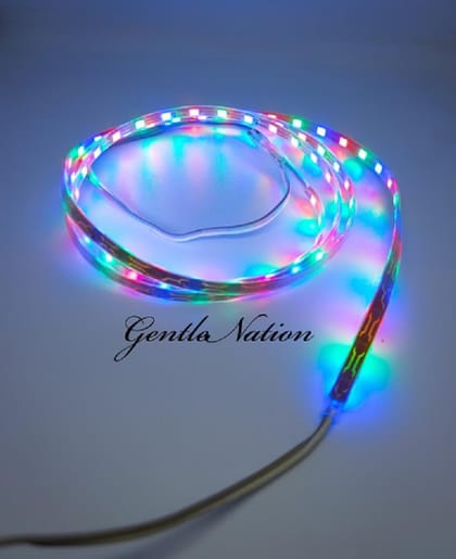 Strip Light 12 Volt DC RGB Led Strip, Auto Color Changing Flexible Water Proof Light Strip