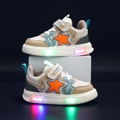 Lighting Imported Baby Shoes - Orange