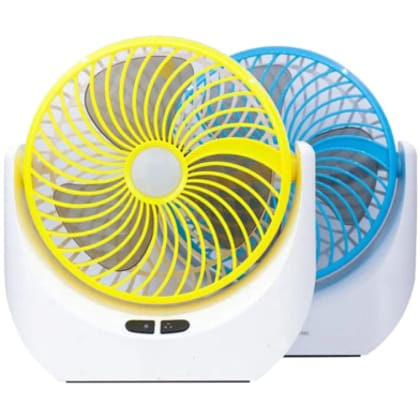 JY Super lithium rechargeable mini table fan with LED light - JY-1880