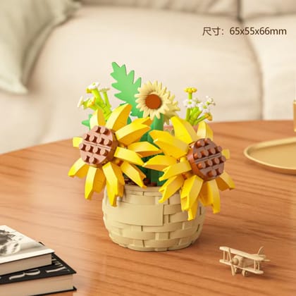 Sunflower -Flower Basket