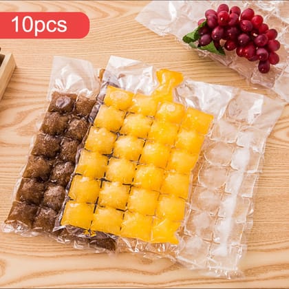 10pcs DisCold Pack Ice Packs Bag For Food Ice Mold Edible Storage Faster Freezing Maker Ice-making Mold Bag