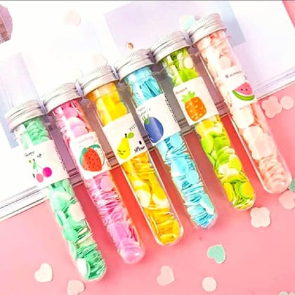 Travel Soft Paper Soap Flower Design Tube Shape Bottle (Pack of 1)