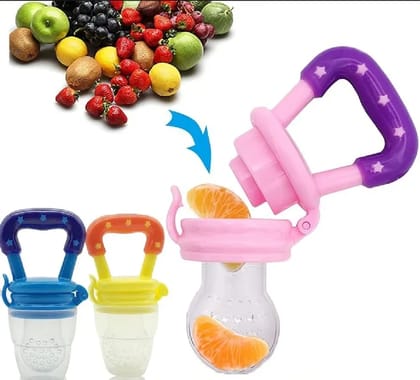Baby Fruits Feeder Silicone Food Bite Fruit Pacifier Teether Nipple Bottle 1pcs