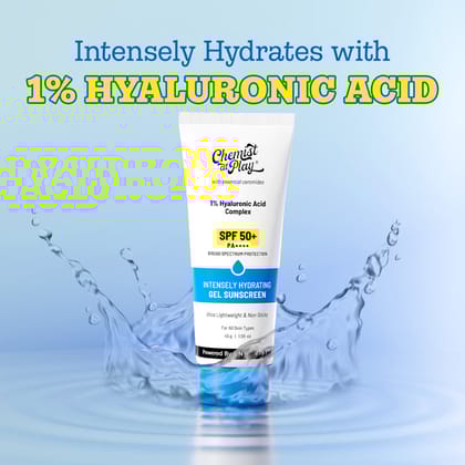 Buy Chemist At Play Intensely Hydrating Gel Sunscreen SPF 50+ PA++++ 45g