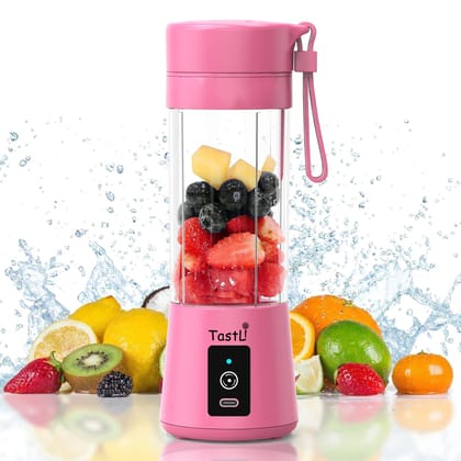 Portable Blender, Personal Mini Bottle Travel Electric Smoothie Blender Maker Fruit Juicer Cup, with 13oz Bottles