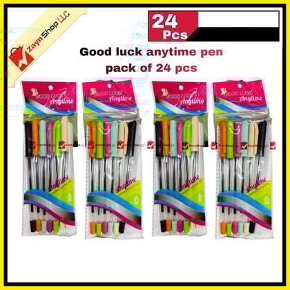 Good luck anytime Ball pen pack of 24 pcs